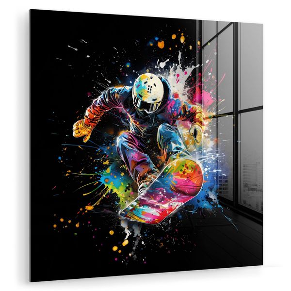 MuchoWow Acrylglasbild Graffiti - Sport - günstig online kaufen
