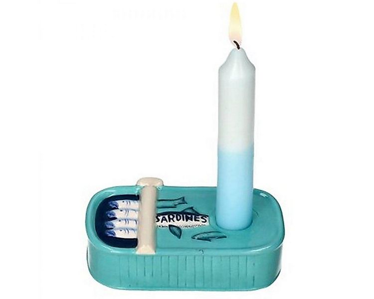 Giftcompany Kerzenhalter Kerzenleuchter Mignon Sardinendose Blau (13,3cm) günstig online kaufen
