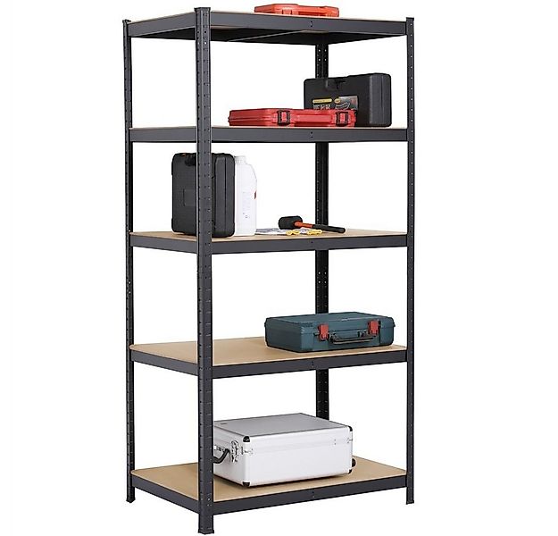 Yaheetech Schwerlastregal Lagerregal 5 Böden, Kellerregal Standregal Max. B günstig online kaufen