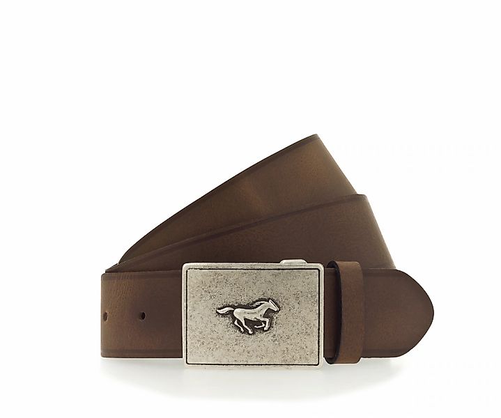 MUSTANG Koppelgürtel, Mit charakteristischer Koppelschließe, im Vintage-Loo günstig online kaufen