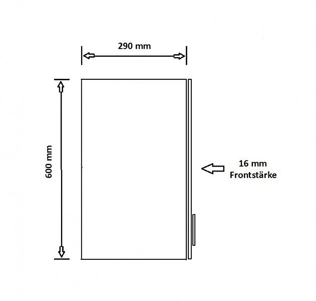 Küchen-Preisbombe Hängeschrank 80 cm Küche Dave günstig online kaufen