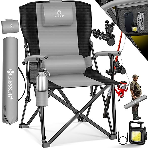 KESSER Campingstuhl Angelstuhl bis 160kg Faltstuhl günstig online kaufen