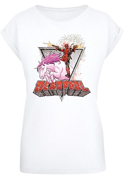 ABSOLUTE CULT T-Shirt "ABSOLUTE CULT Damen Ladies Deadpool - Rides a Unicor günstig online kaufen