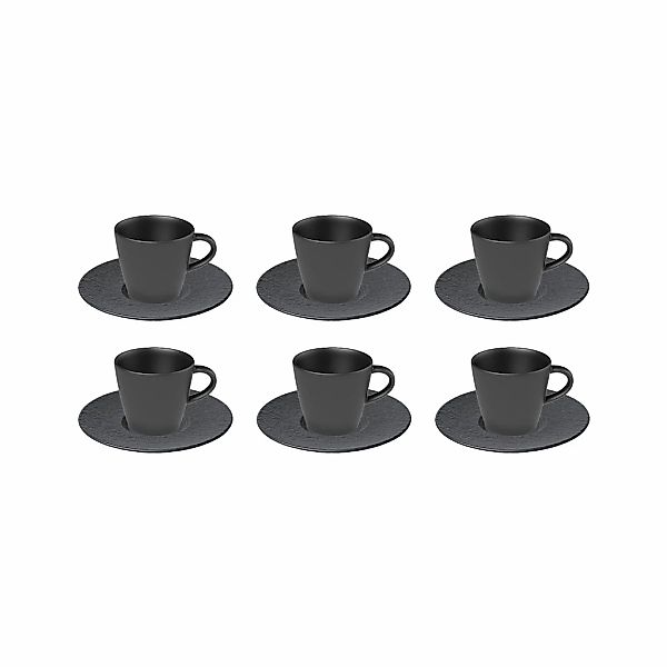 Villeroy & Boch Espressotasse "Espresso Set Manufacture Rock 60 ml 6er Set günstig online kaufen