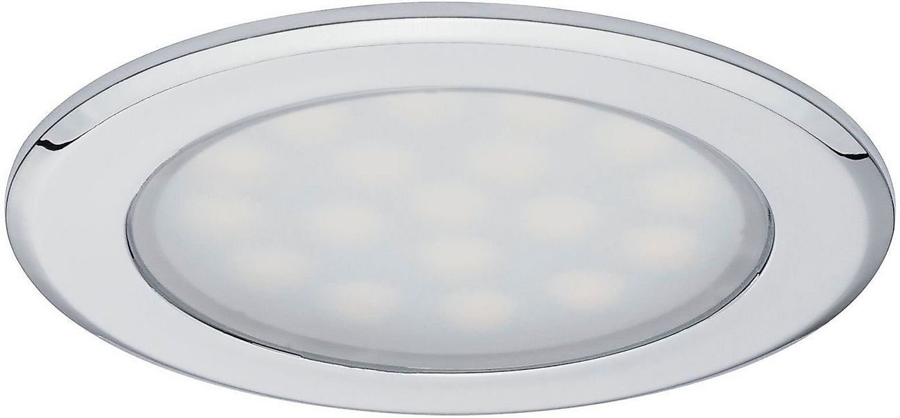 Paulmann LED Einbaustrahler LED Möbel Einbauleuchte rund 2er-Set 2x2,5W Chr günstig online kaufen