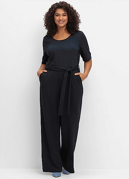 sheego by Joe Browns Jumpsuit Jumpsuit Kurzarm Innenbeinlänge ca. 70 cm günstig online kaufen