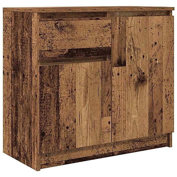 vidaXL Sideboard mit Schublade Altholz-Optik 71x35x65 cm Holzwerkstoff 8616 günstig online kaufen