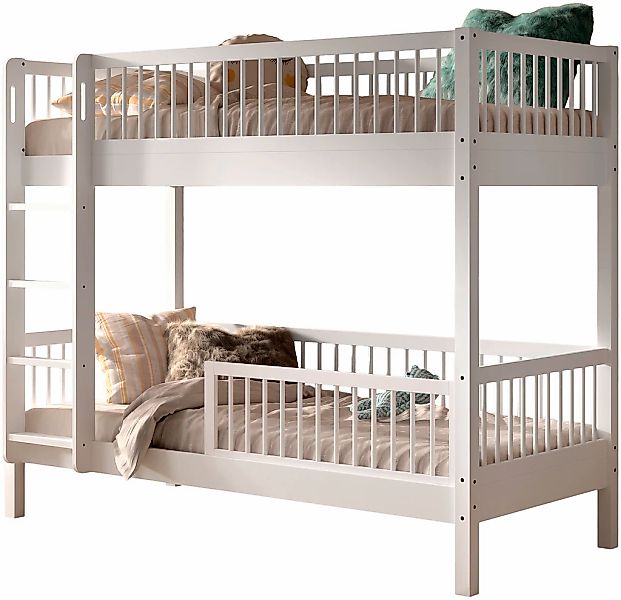 Home affaire Etagenbett "Buche massiv weiß, Made in Europe, langlebige Qual günstig online kaufen