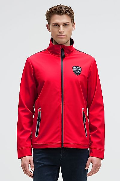 CAMP DAVID Softshelljacke ohne Kapuze mit verstellbarem Gummizug im Saum günstig online kaufen