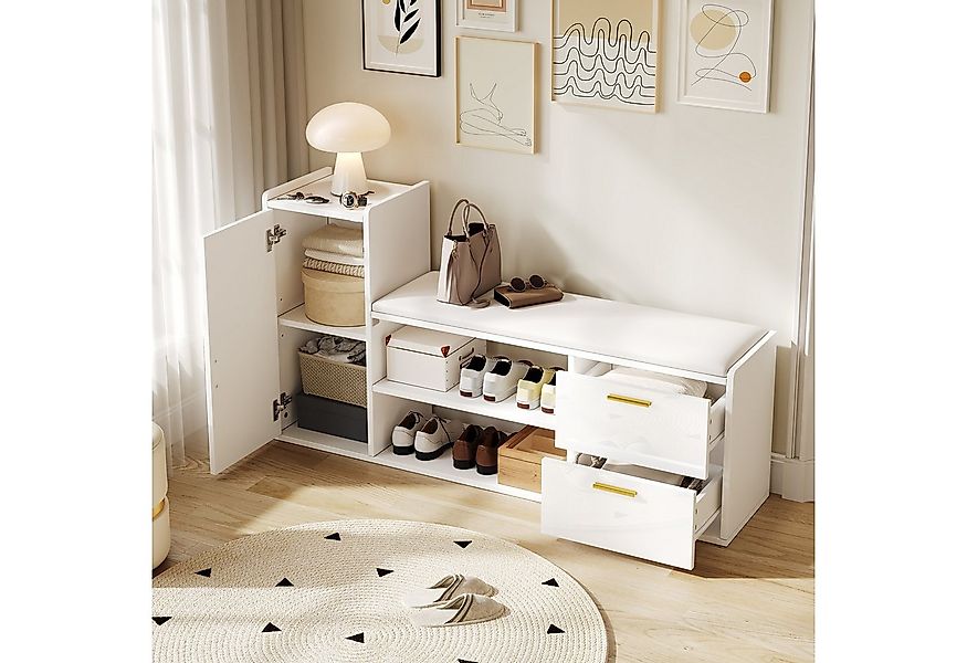 STILVORA Schuhschrank mit Schubladen,Schuhregal Aufwahrungsschrank Hochglan günstig online kaufen