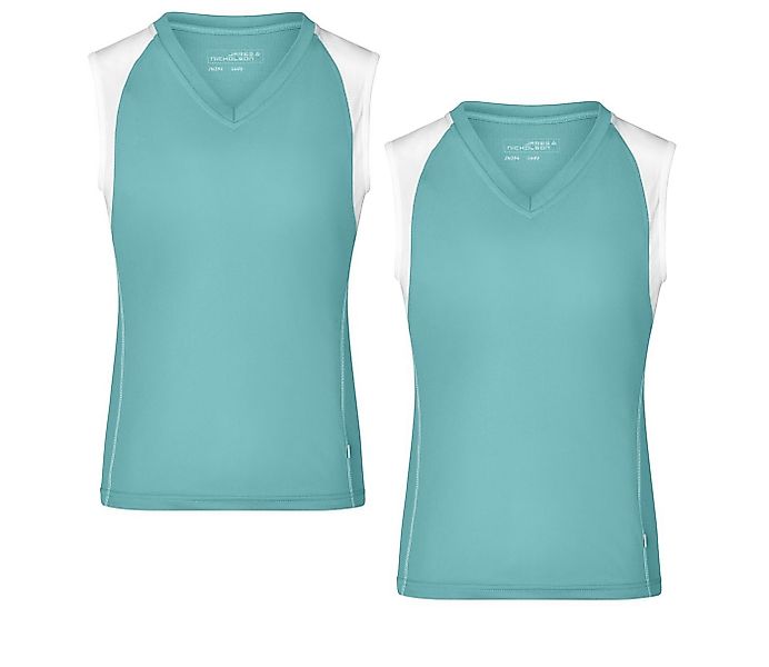 James & Nicholson Lauftop Doppepack Atmungsaktives Damen Running Top JN394 günstig online kaufen