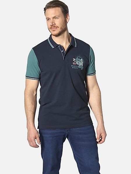 Jan Vanderstorm Poloshirt "Poloshirt OLEJORN", (1 tlg.), mit kontrastfarben günstig online kaufen