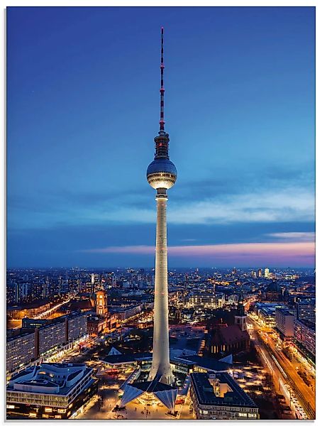 Artland Glasbild "Berlin Fernsehturm", Deutschland, (1 St.), in verschieden günstig online kaufen