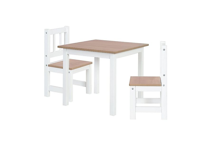 roba® Kindersitzgruppe Woody, 2 Kinderstühle & 1 Tisch, Sitzmöbel für Kinde günstig online kaufen