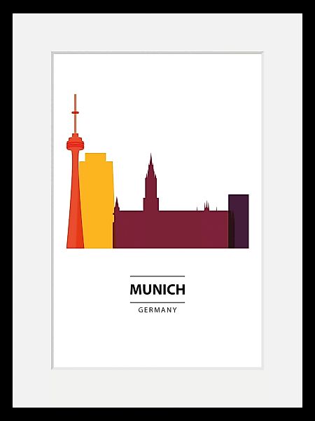 queence Bild "Munich Color Splash", Städte, (1 St.) günstig online kaufen