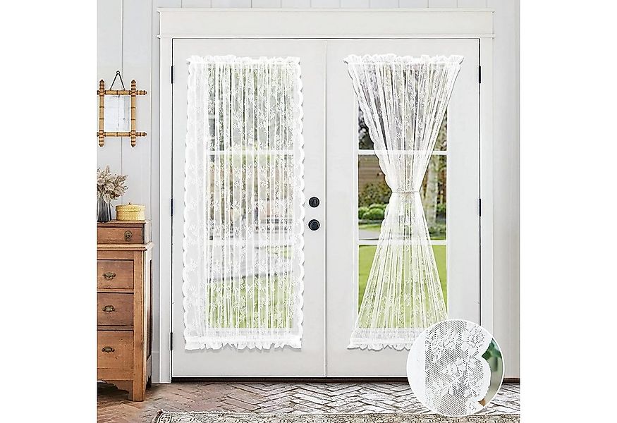 Sunicol Türvorhang Scheibengardine, Französische, Transparent, Fenster Inse günstig online kaufen