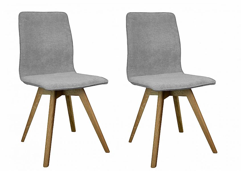 andas Esszimmerstuhl "Rania", (Set), 2 St., Microfaser, Massivholzgestell, günstig online kaufen