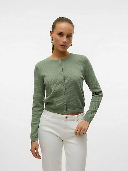 Vero Moda Cardigan Gemütlicher Grobstrick Cardigan Waffel Strick Muster 835 günstig online kaufen