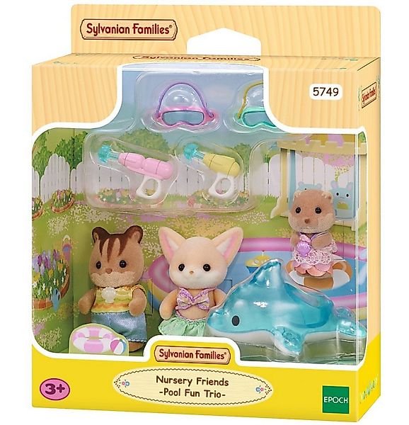 Babypuppe Sylvanian Families 5749 - Nursery Friends Pool Fun Trio, Erlebnis günstig online kaufen