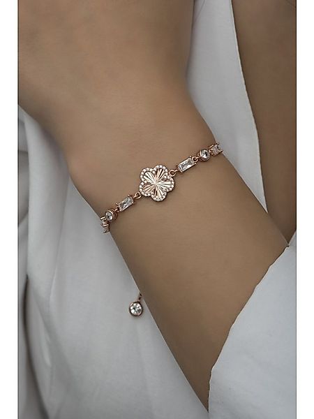 Nisan Ketten und Armband Set, 925 Silber Damenarmband – Kleeblatt-Armband m günstig online kaufen