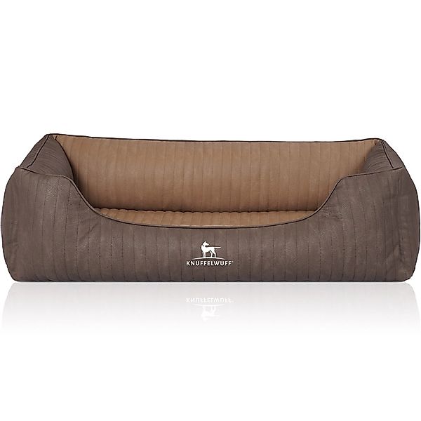 Knuffelwuff Hundebett Outlander Orthopädisch Kunstleder XXL 120 x 85cm Coff günstig online kaufen