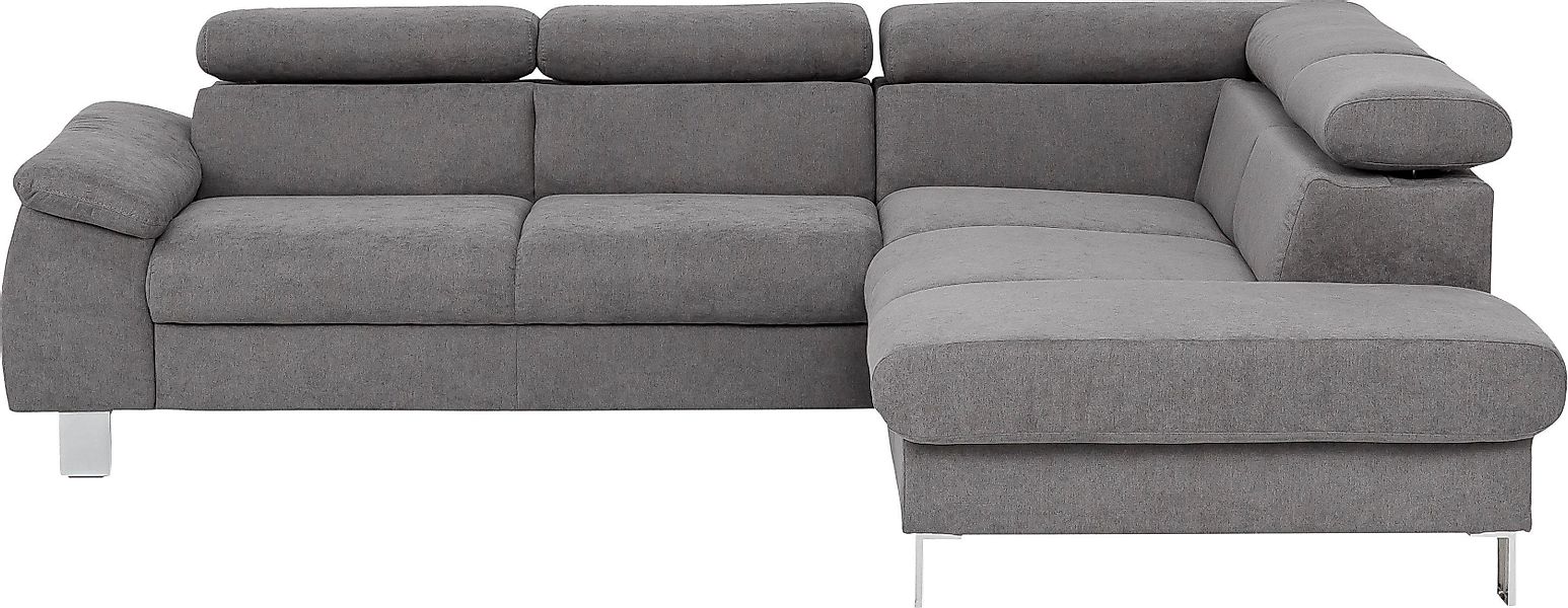 COTTA Ecksofa "Komaris L-Form mit Kopfteilverstellung", wahlweise mit Bettf günstig online kaufen