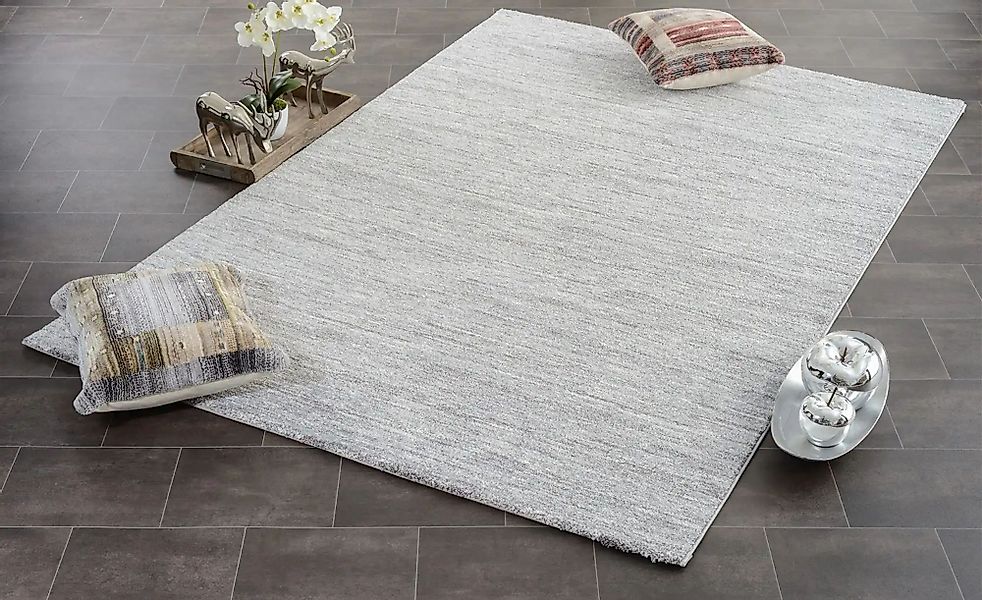 Kurzflorteppich  Sofi Lori ¦ grau ¦ Synthetische Fasern ¦ Maße (cm): B: 200 günstig online kaufen