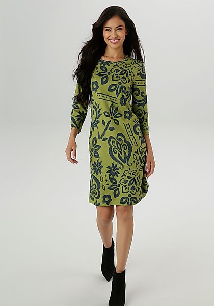 Aniston SELECTED Jerseykleid mit fantasievollem Blütendruck günstig online kaufen
