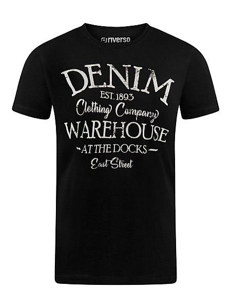 riverso T-Shirt Herren Printshirt RIVLeon Regular günstig online kaufen