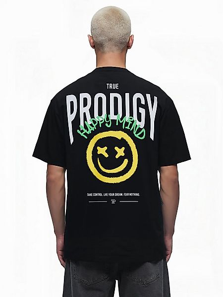 trueprodigy Oversize-Shirt Hajin Logoprint Rundhals dicker Stoff günstig online kaufen