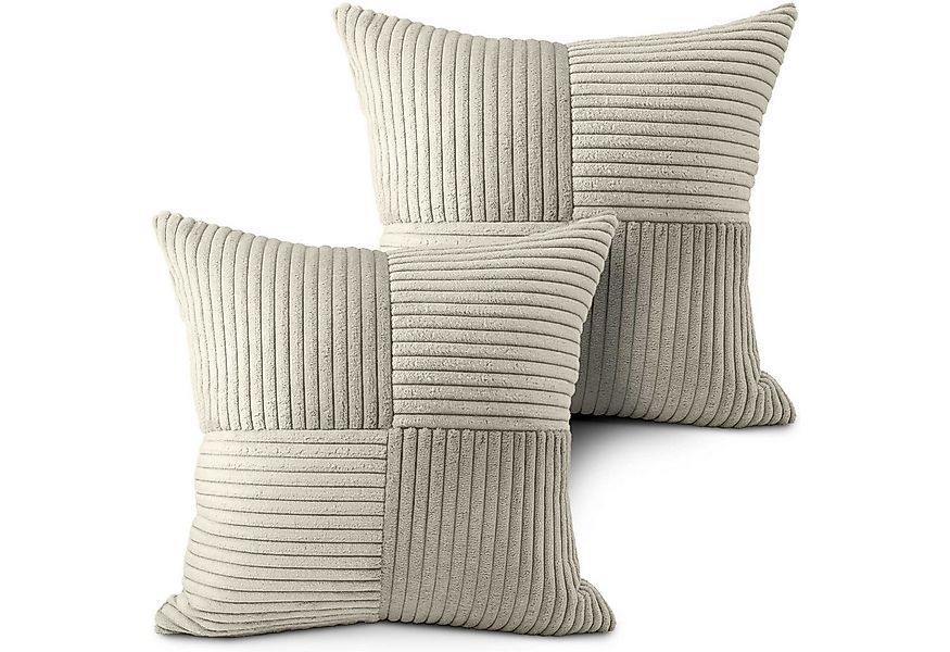 Amilian Kissenbezüge - 2er Set Kissenhüllen - Zierkissenbezüge - Kissenbezu günstig online kaufen