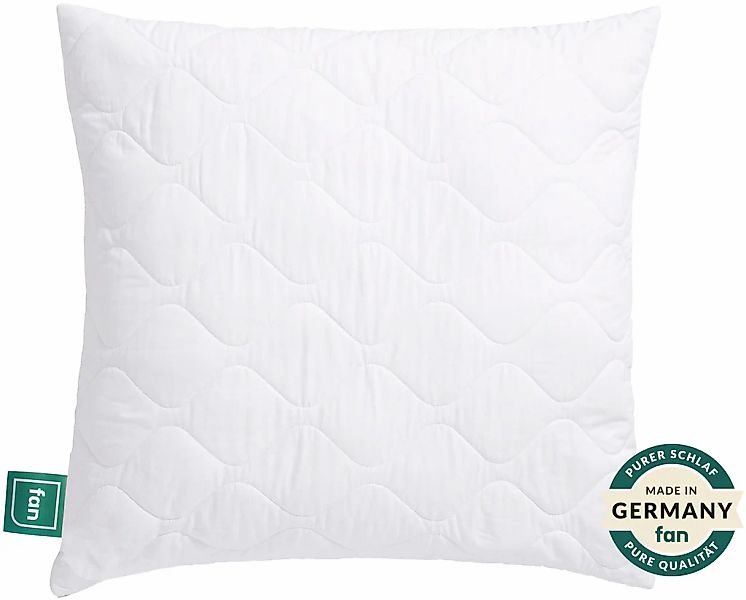 fan Microfaserkissen "Kansas, mit Baumwollbezug und Reißverschluss" Füllung günstig online kaufen