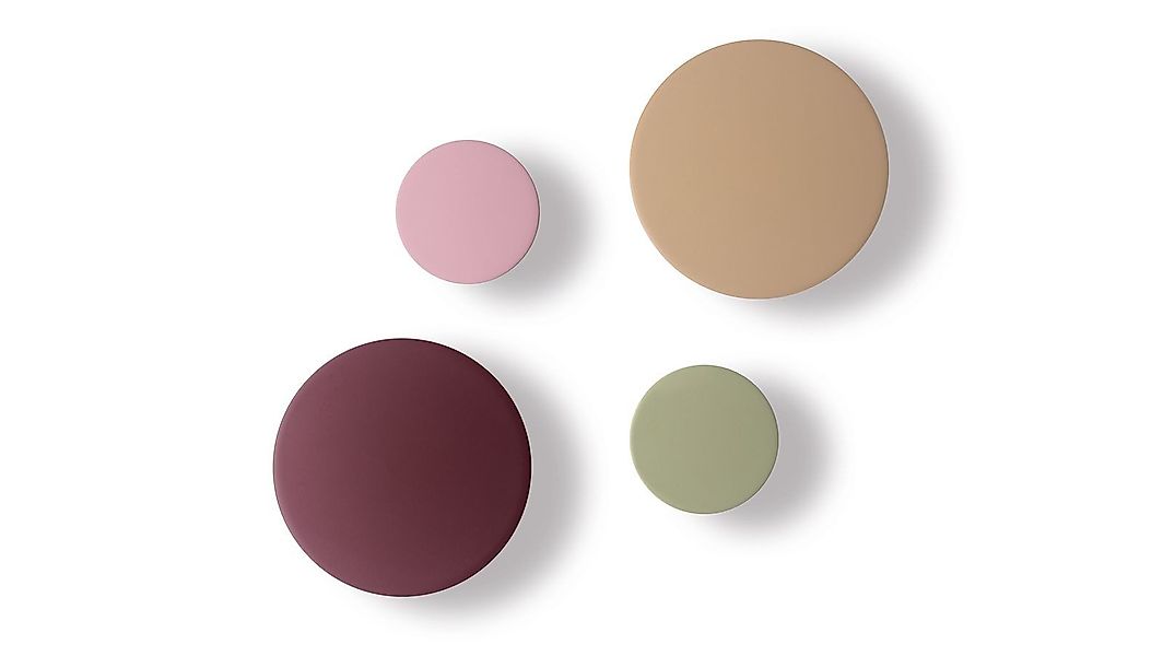 Remember Garderobenhaken, Remember Wandhaken Fuchsia 4-teilig günstig online kaufen