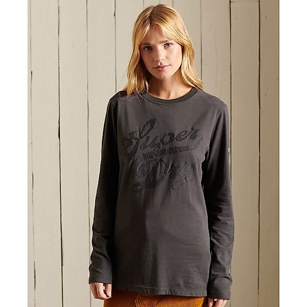 Superdry Black Out Langarm-t-shirt M Vintage Black günstig online kaufen