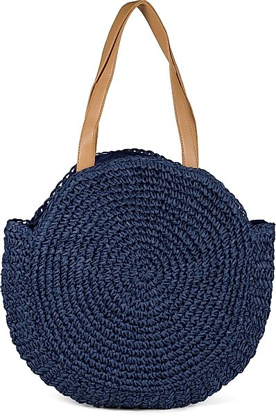 styleBREAKER Schultertasche Runde Flecht Schultertasche - günstig online kaufen