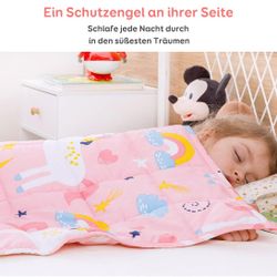 SiviO Gewichtsdecke Kinder Therapie-Bettdecke aus Baumwolle, günstig online kaufen