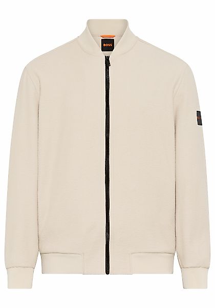BOSS ORANGE Sweatjacke "Lisimba", oversize fit, Strickbündchen günstig online kaufen