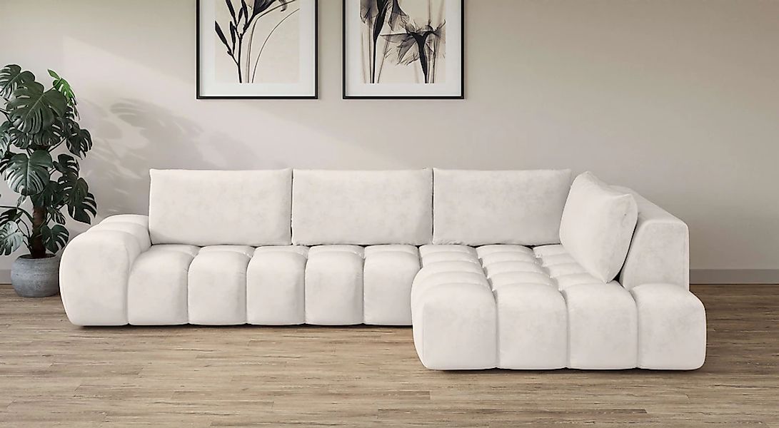 INOSIGN Ecksofa "AZITA klein, L-Form, elegant und bequem Designsofa in Bubb günstig online kaufen