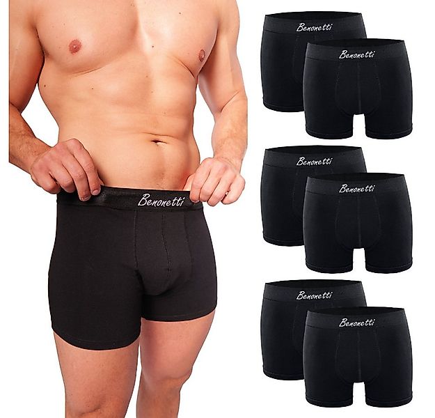 Benonetti Boxershorts weich, langlebig & atmungsaktiv, kein Aufrollen (6-St günstig online kaufen