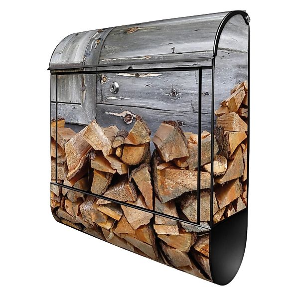 Banjado Design Briefkasten Schwarz Pulverbeschichtet 39x47x14cm 2 Schlüssel günstig online kaufen