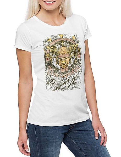 Urban Backwoods Print-Shirt Necropolis II Damen T-Shirt Nekropole Zombie Zo günstig online kaufen