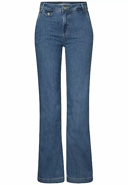 STREET ONE Loose-fit-Jeans, High Waist günstig online kaufen