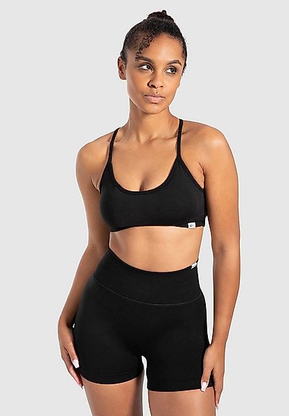 Smilodox Sport-BH Sena, Shaped Fit Top, offener Rücken, überkreuzte Träger, günstig online kaufen