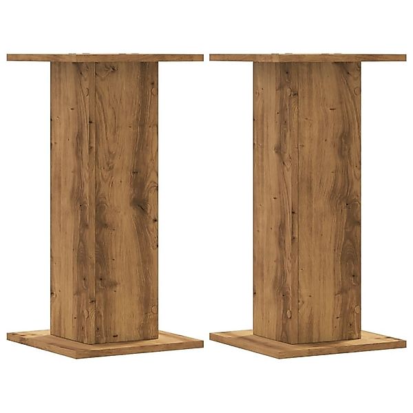 vidaXL Blumenständer Pflanzenständer 2 Stk. Artisan-Eiche günstig online kaufen