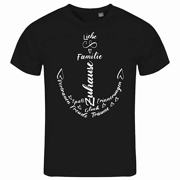 deinshirt Print-Shirt Herren T-Shirt Liebe Familie Anker Funshirt mit Motiv günstig online kaufen