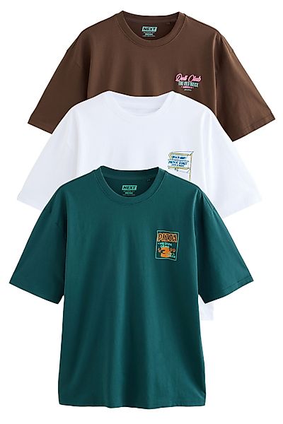 Next Print-Shirt Relaxed Fit T-Shirt mit günstig online kaufen