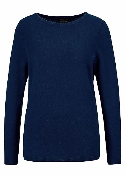 GOLDNER Strickpullover "Kurzgröße Kaschmirpullover mit U-Boot Ausschnitt" günstig online kaufen