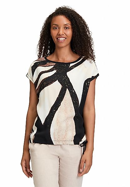 Betty&Co Kurzarmshirt "Betty & Co Damen Casual-Shirt mit Print", (1 tlg.), günstig online kaufen