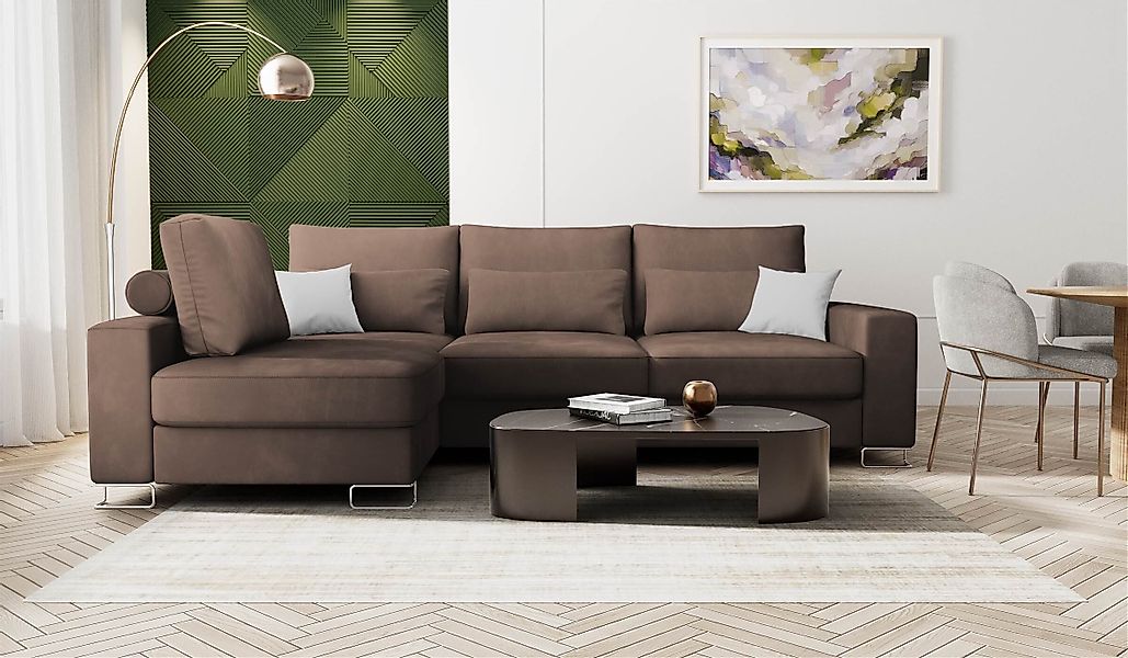 Hygger Möbelhaus Ecksofa Thomas L-Form Wahlweise günstig online kaufen