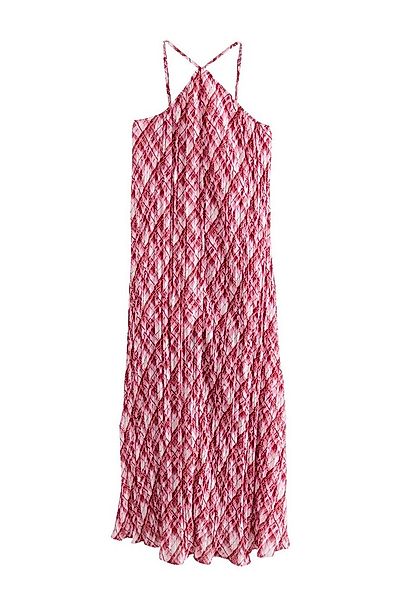 Next Plisseekleid Plissiertes Neckholder-Maxikleid (1-tlg) günstig online kaufen